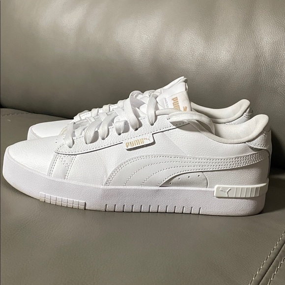 PUMA Women's Classic White Sneakers - Picture 3 of 8